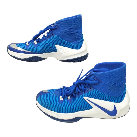 Nike Zoom Clear Out TB Basketball Shoes Mens Size 7 Royal Blue Court 844372-444 main image 7